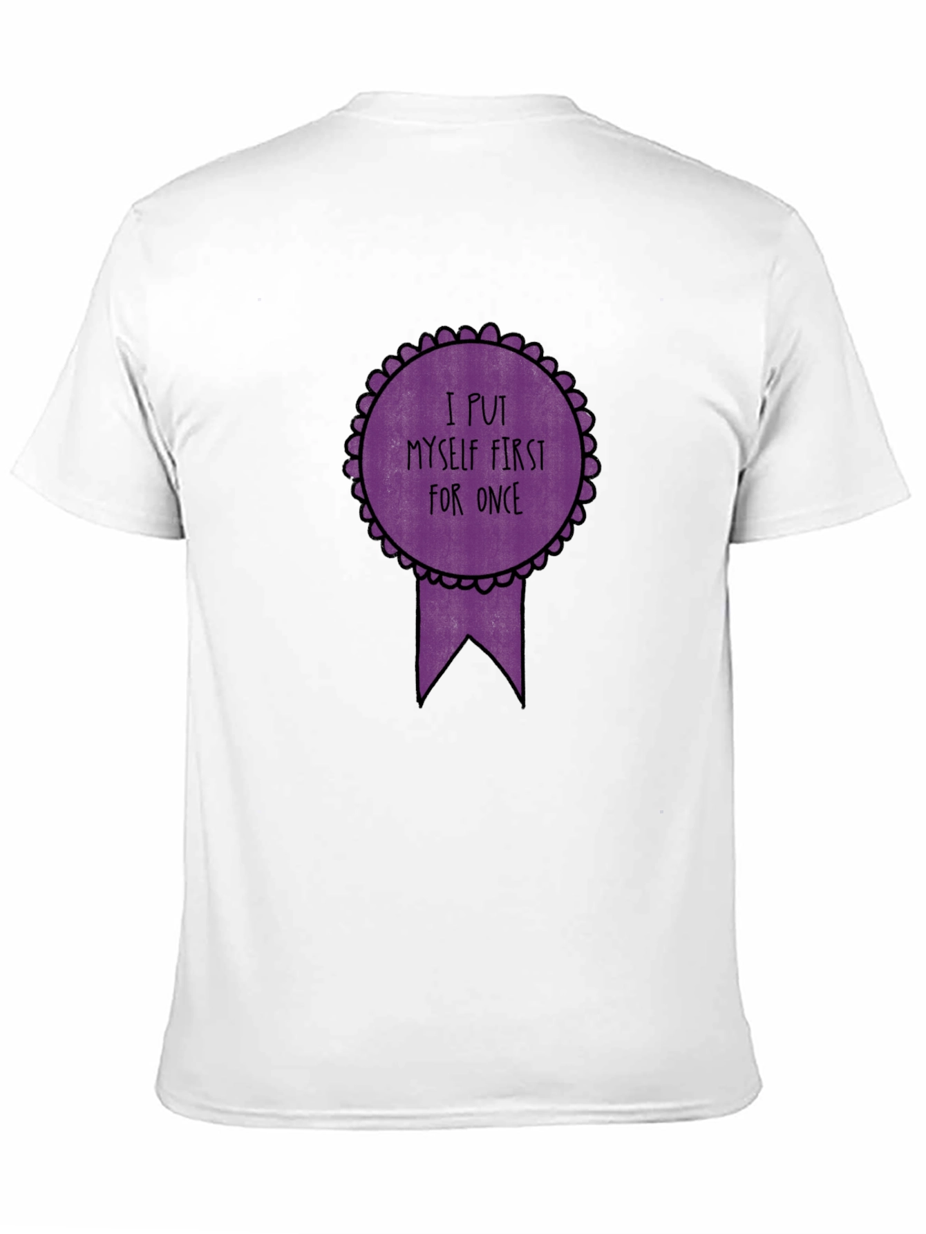 Self-Care T-Shirt - I Put Myself First Black Tee