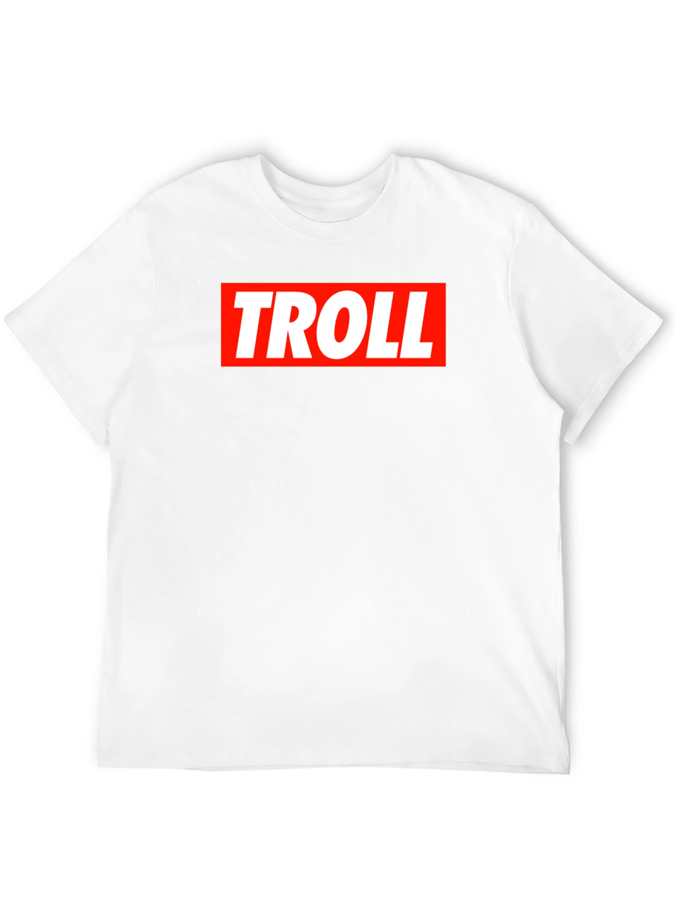 Troll Graphic Tee - Red Box Logo Style