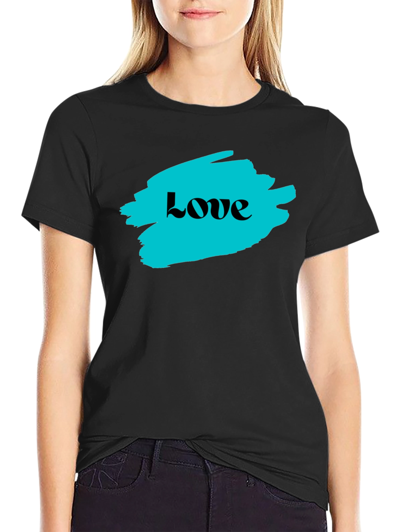 Love Graphic Black T-Shirt