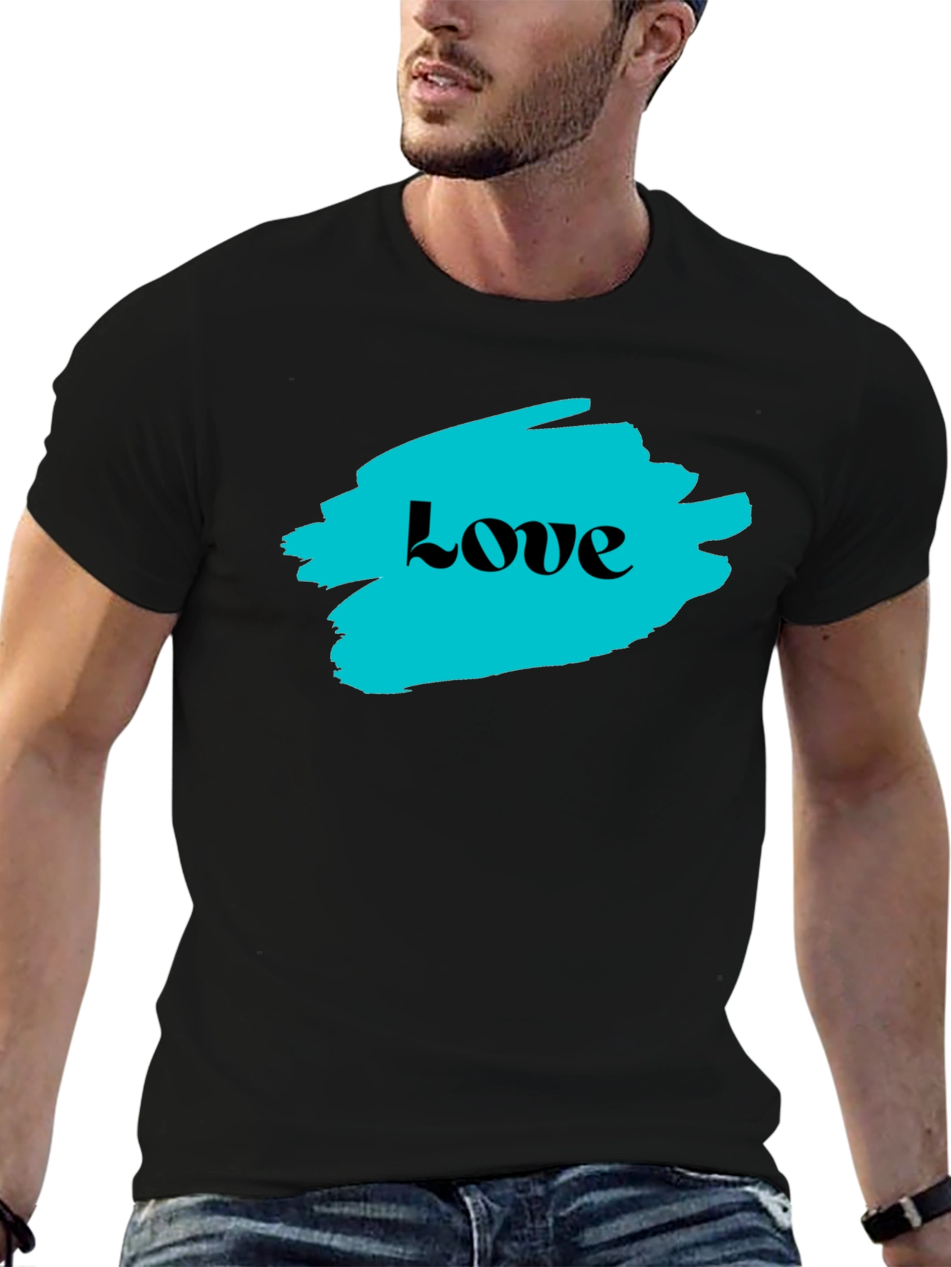 Love Graphic Black T-Shirt