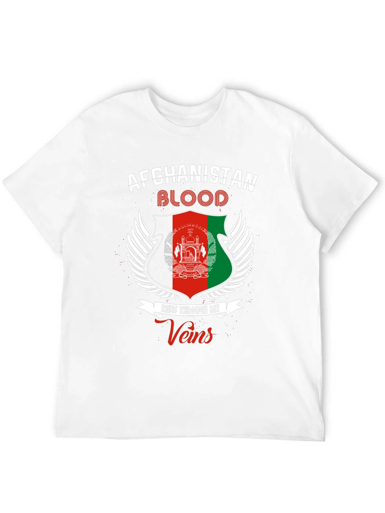 Afghanistan Blood Runs Through My Veins T-Shirt