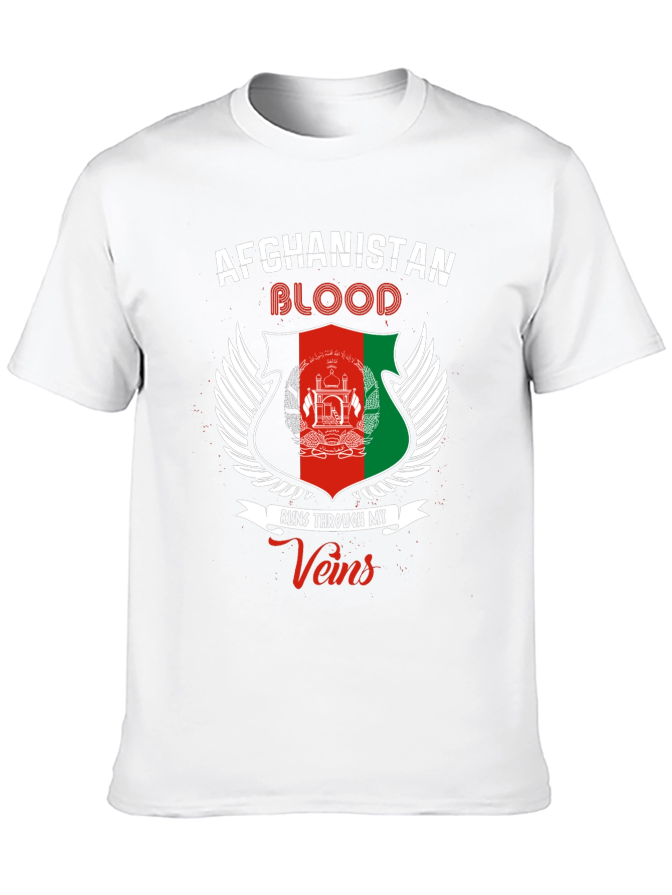 Afghanistan Blood Runs Through My Veins T-Shirt