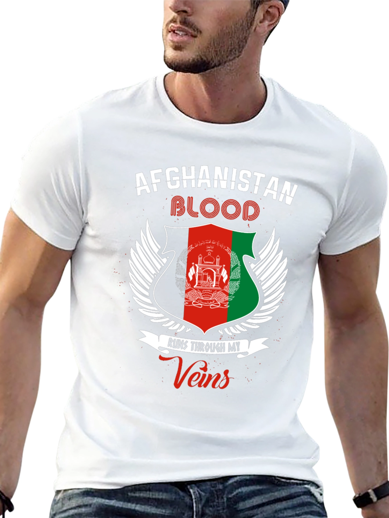 Afghanistan Blood Runs Through My Veins T-Shirt