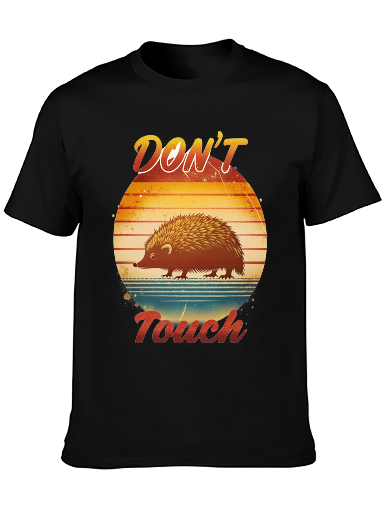Dont Touch Hedgehog Graphic T-Shirt