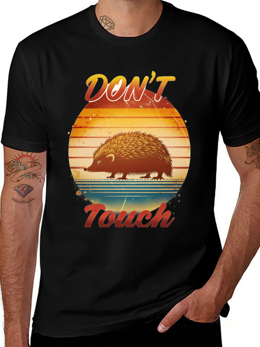 Dont Touch Hedgehog Graphic T-Shirt