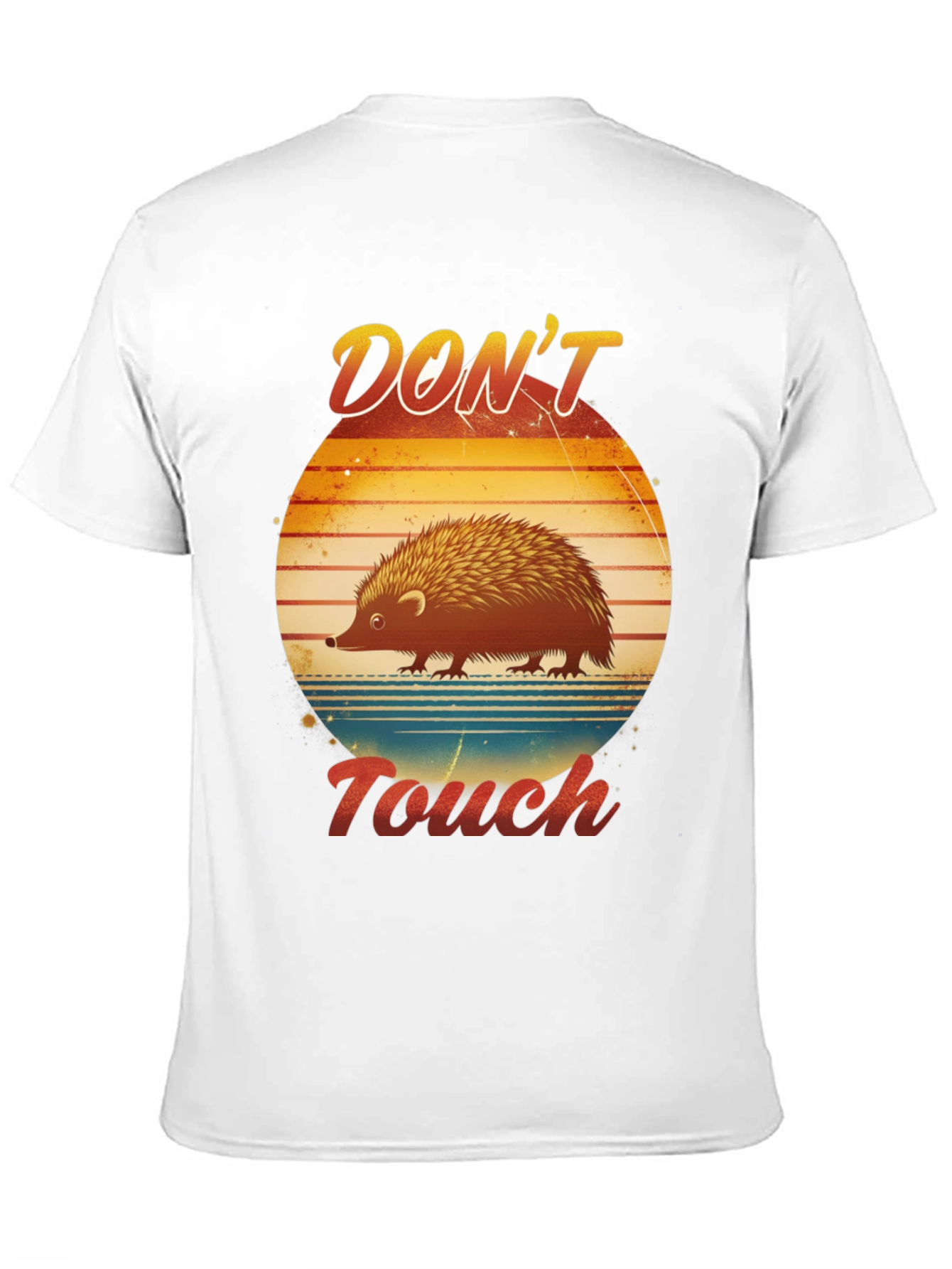 Dont Touch Hedgehog Graphic T-Shirt