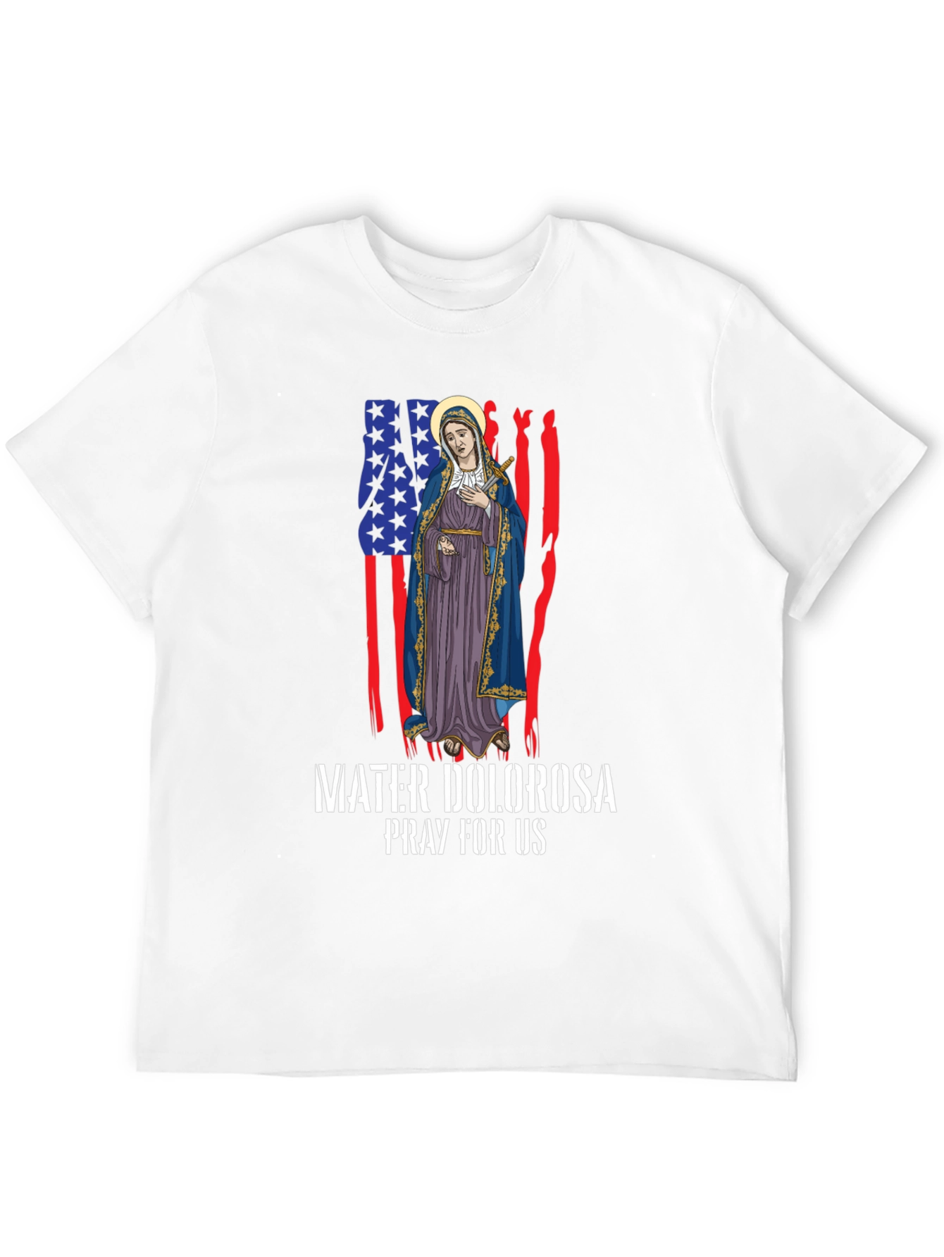 Mater Dolorosa T-Shirt - Pray for Us