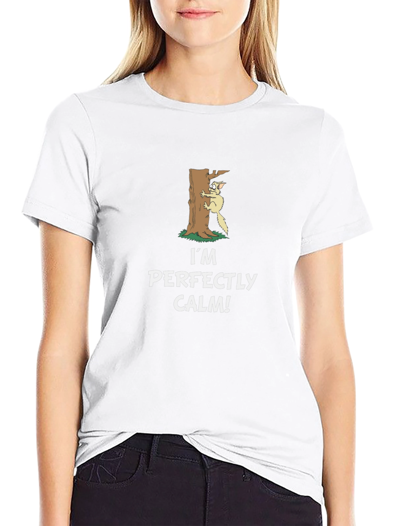 Perfectly Calm Squirrel Graphic Tee