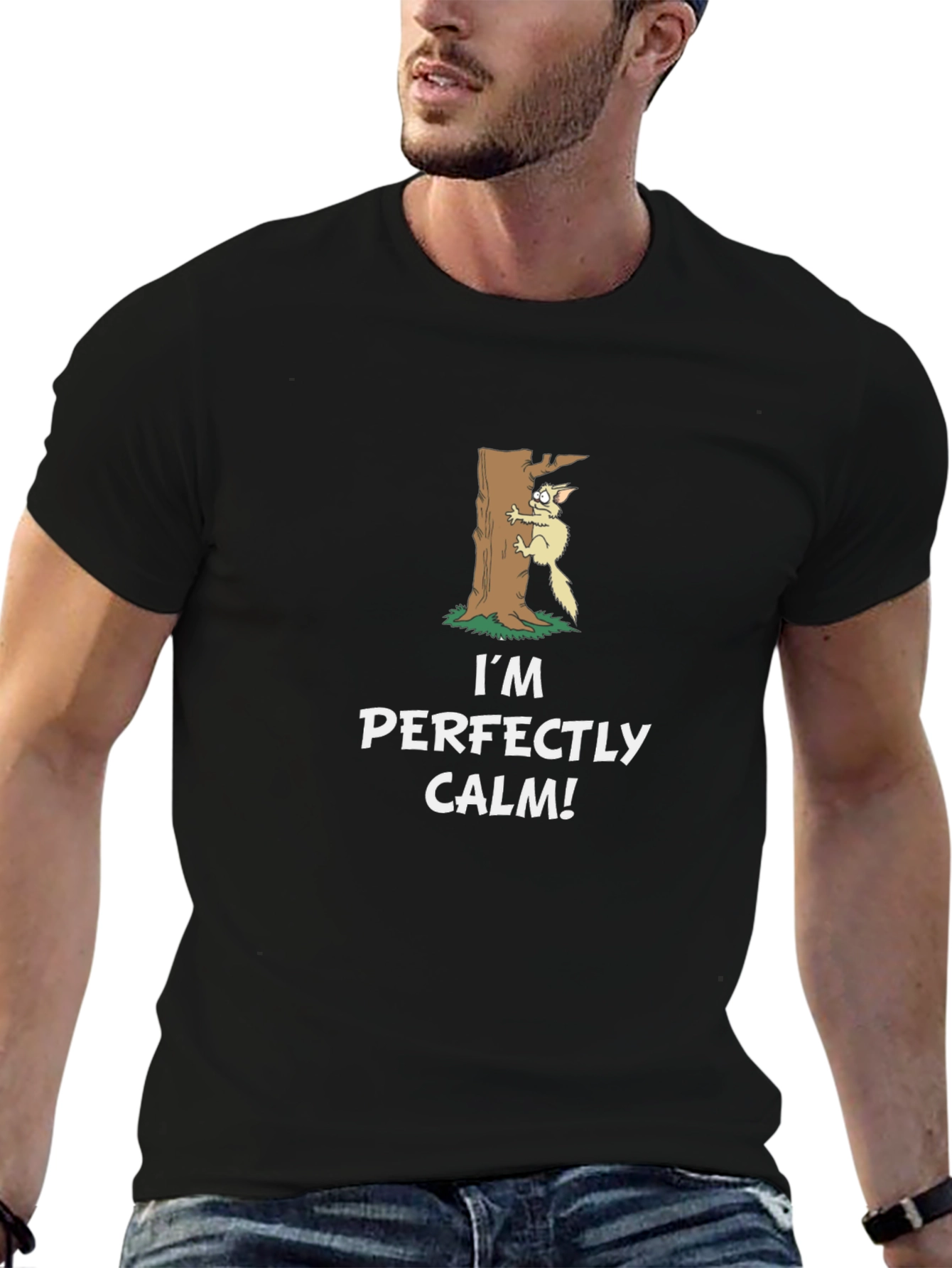 Perfectly Calm Squirrel Graphic Tee