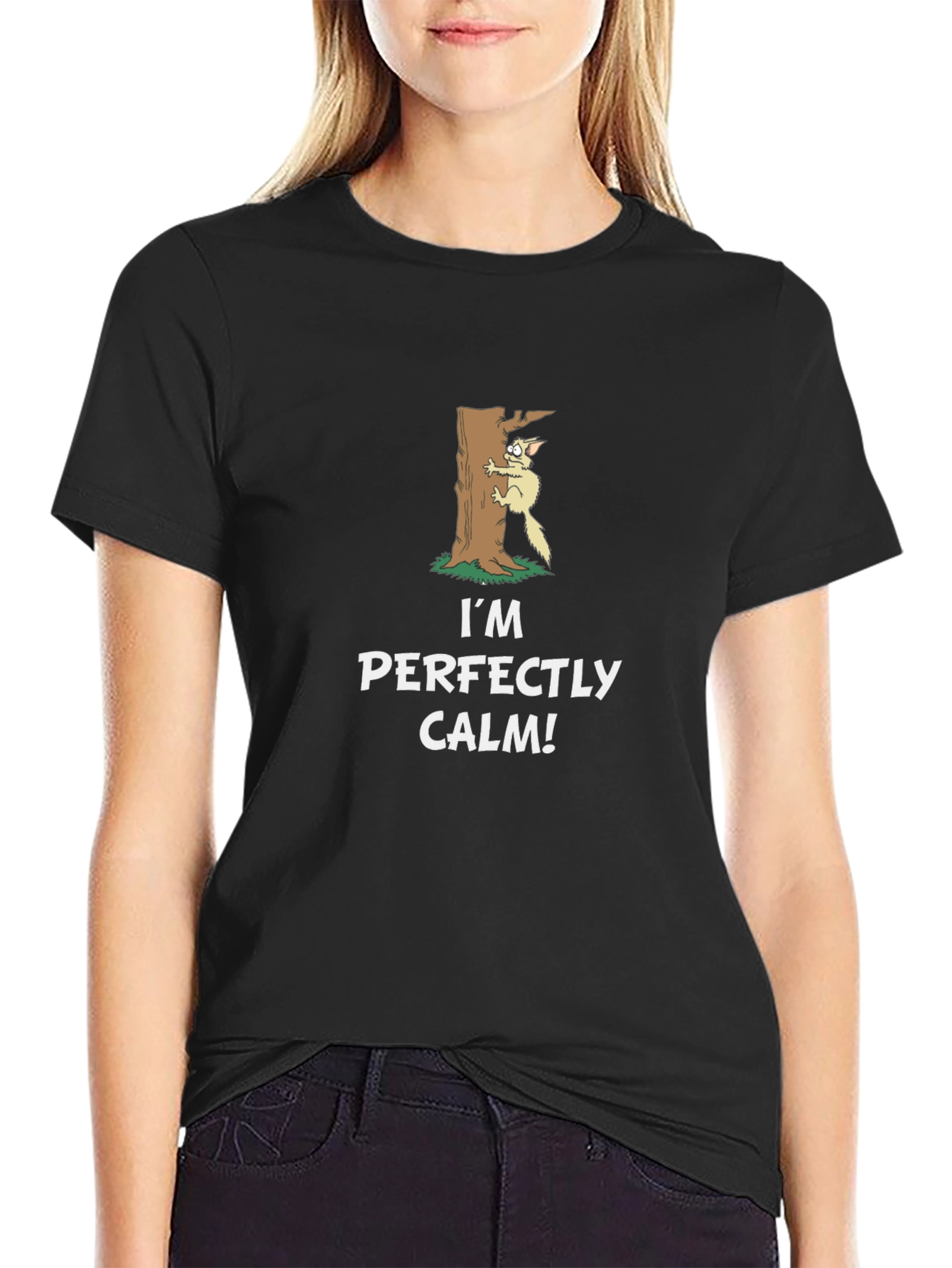 Perfectly Calm Squirrel Graphic Tee