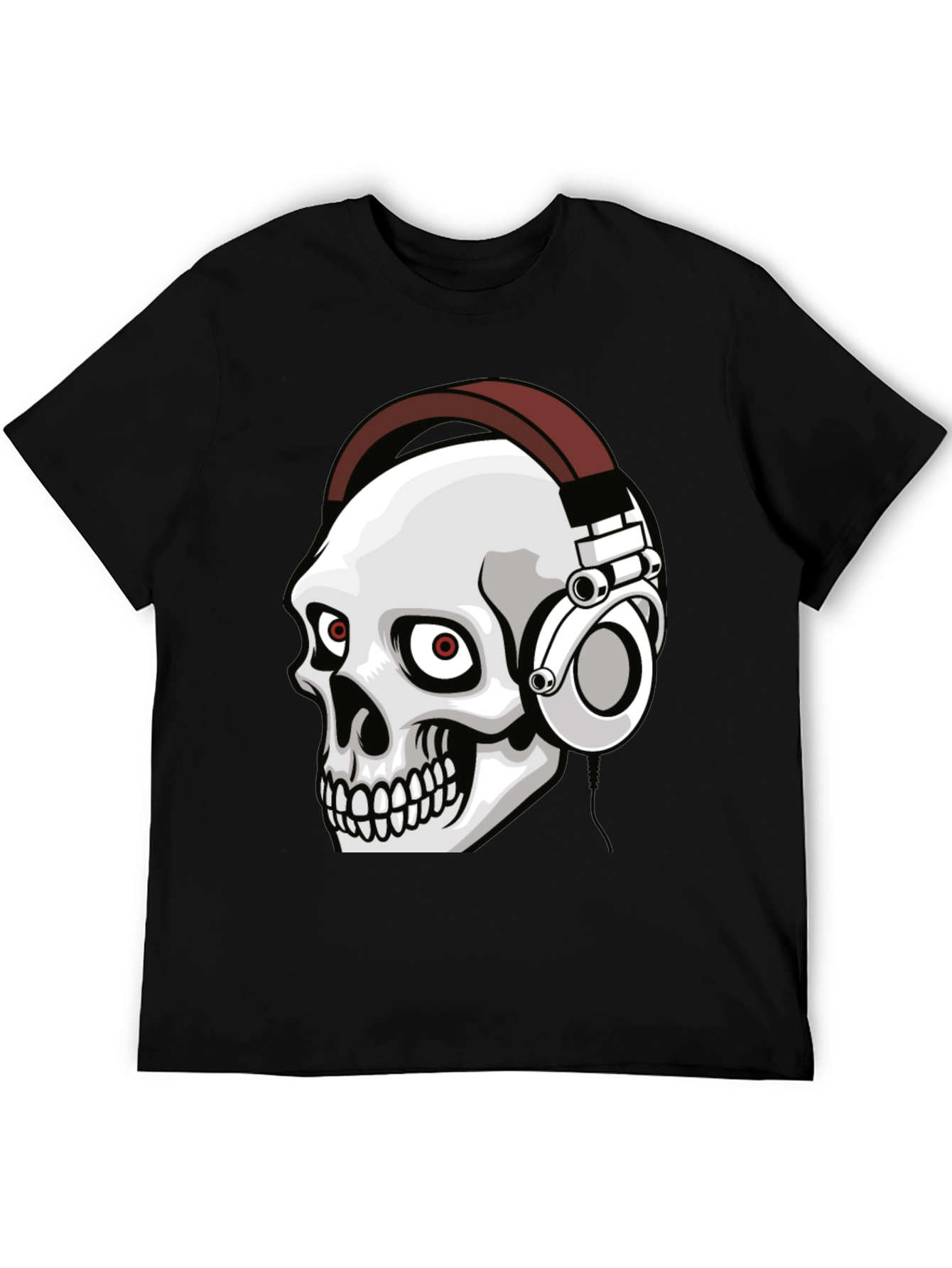 Skull Headphone Graphic Tee