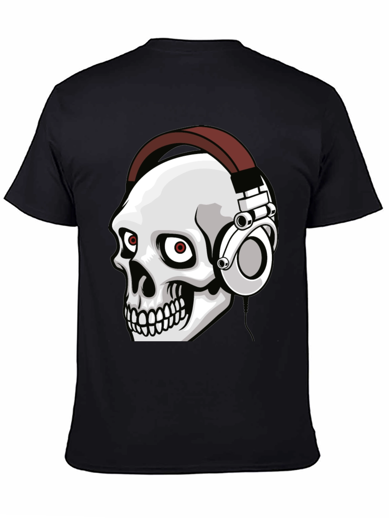 Skull Headphone Graphic Tee
