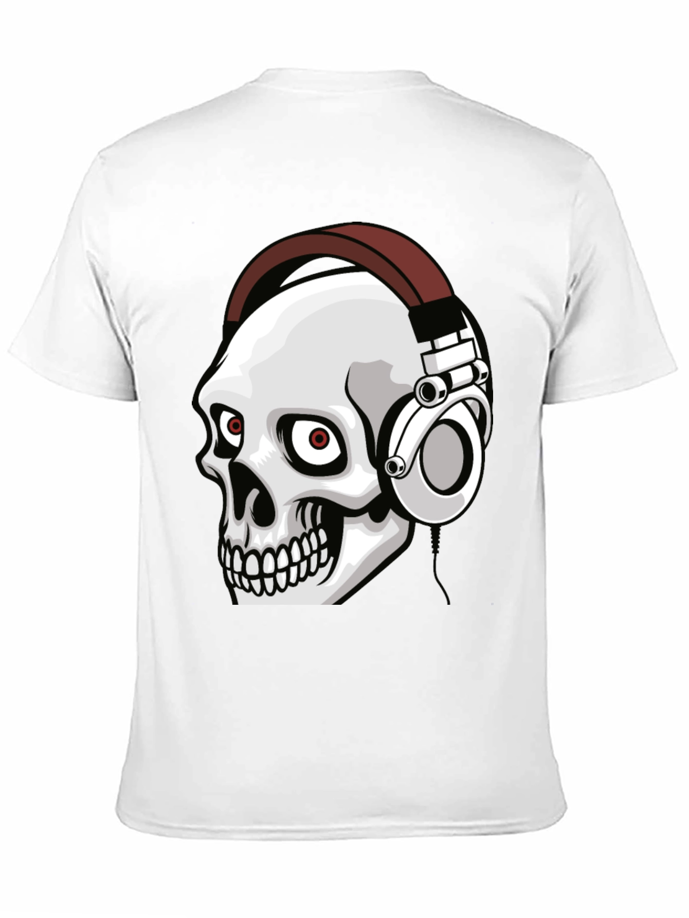 Skull Headphone Graphic Tee