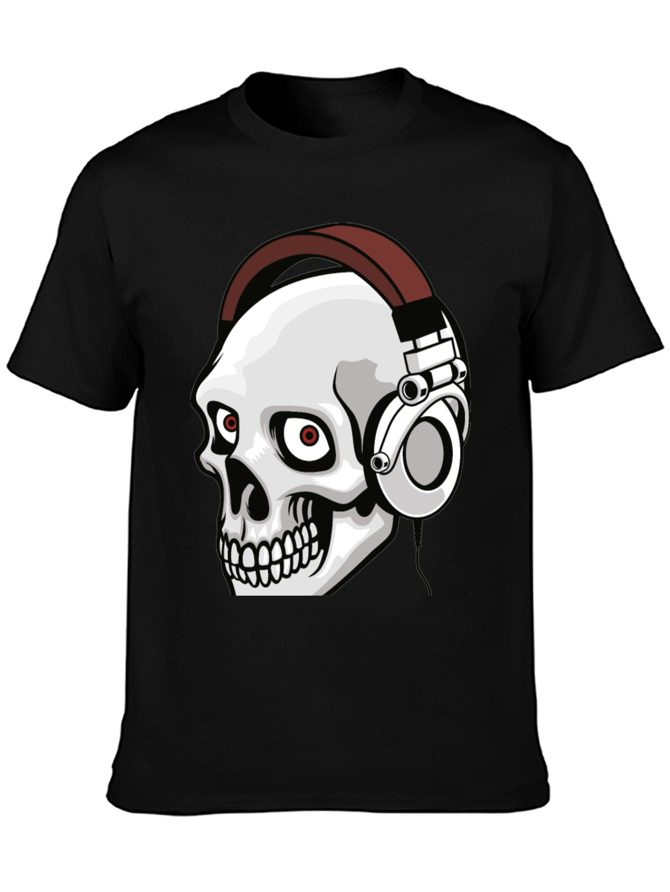 Skull Headphone Graphic Tee