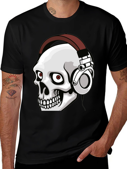 Skull Headphone Graphic Tee