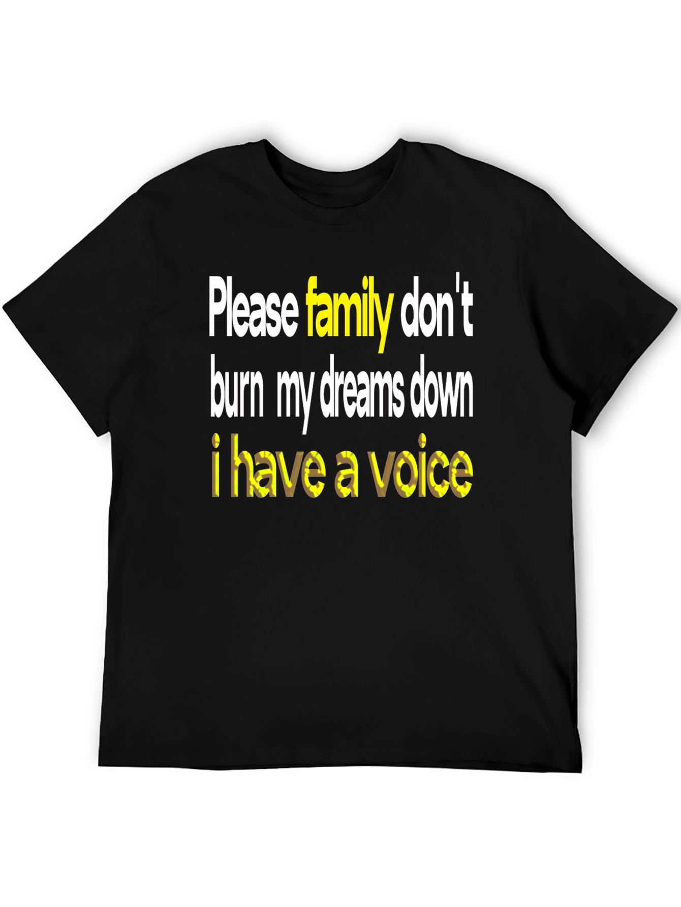 Family Dreams Graphic Tee - Speak Your Voice