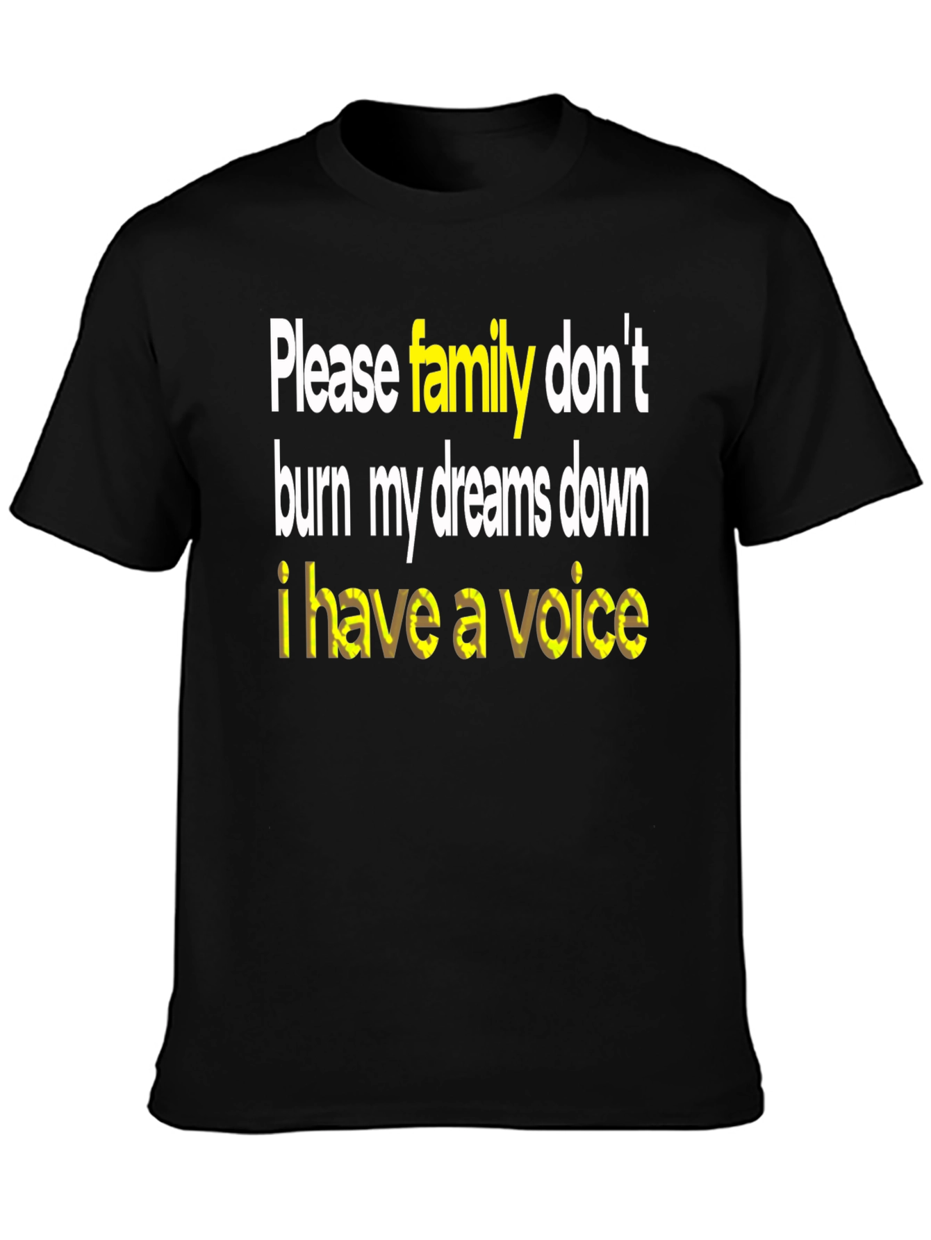 Family Dreams Graphic Tee - Speak Your Voice