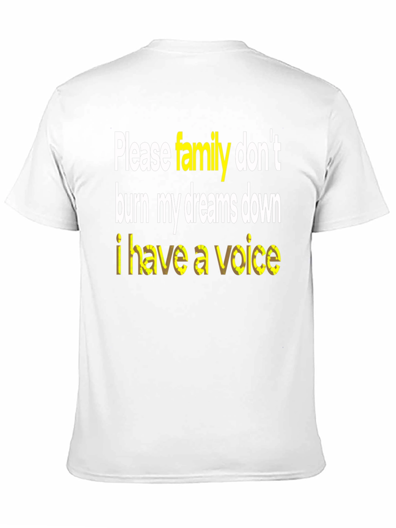 Family Dreams Graphic Tee - Speak Your Voice