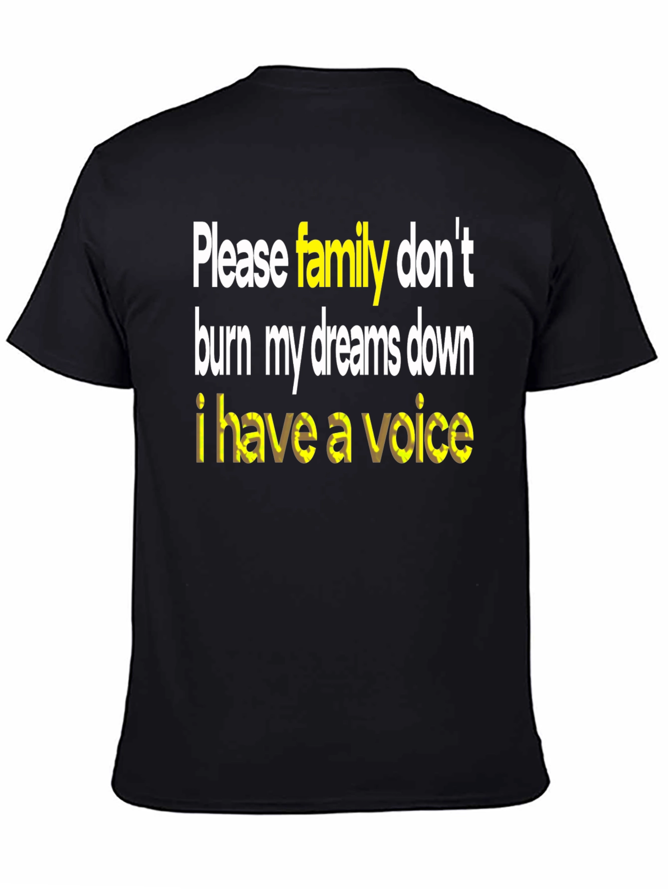 Family Dreams Graphic Tee - Speak Your Voice