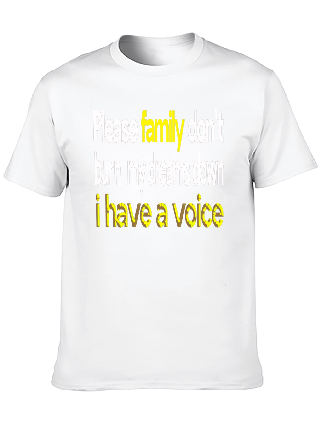 Family Dreams Graphic Tee - Speak Your Voice