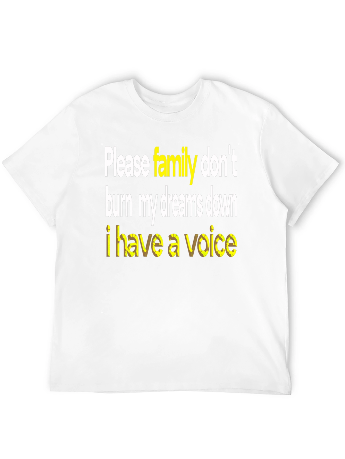 Family Dreams Graphic Tee - Speak Your Voice