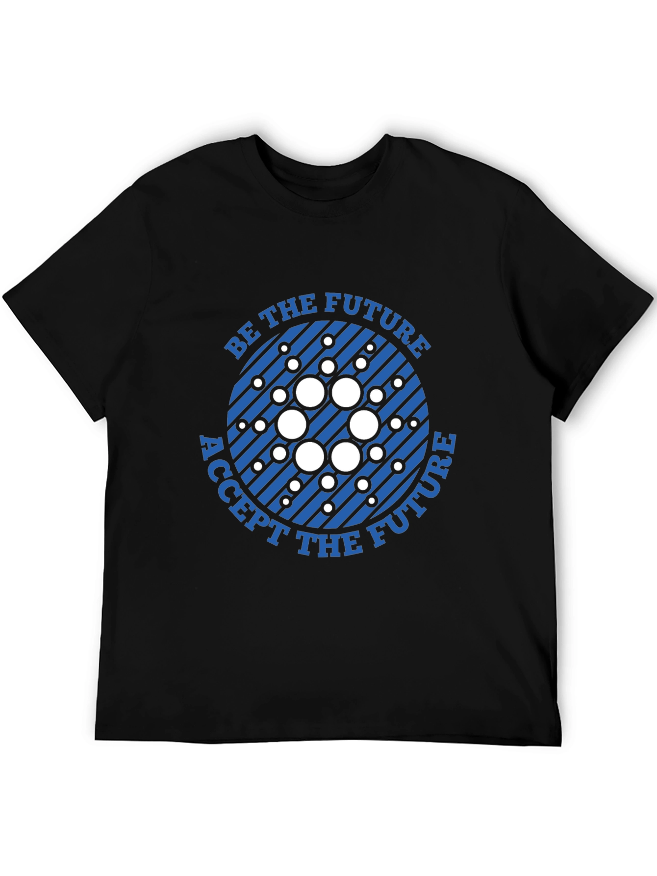 Be the Future Black T-Shirt - Crypto Inspired Design
