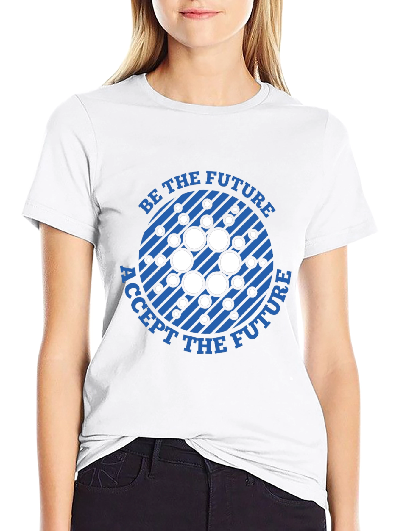 Be the Future Black T-Shirt - Crypto Inspired Design