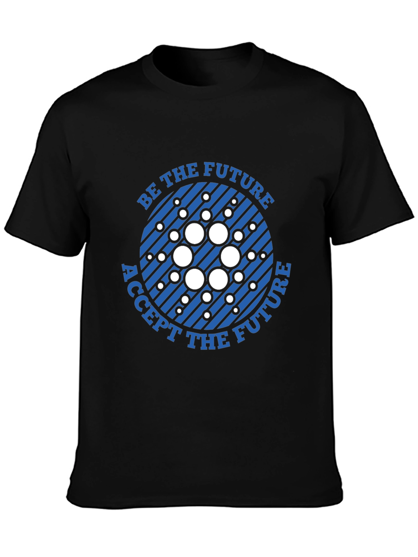 Be the Future Black T-Shirt - Crypto Inspired Design