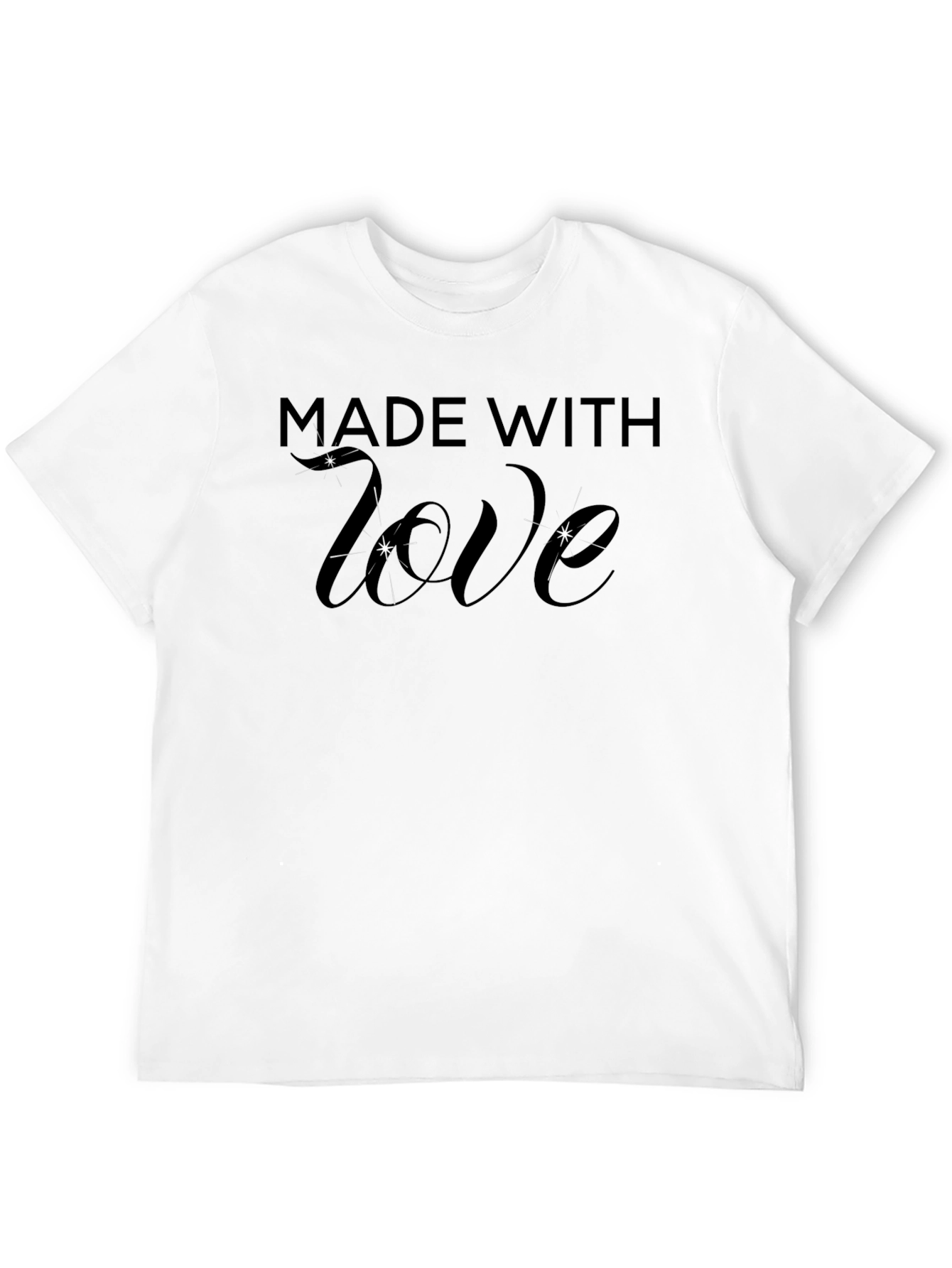 Made With Love Graphic Tee - Black