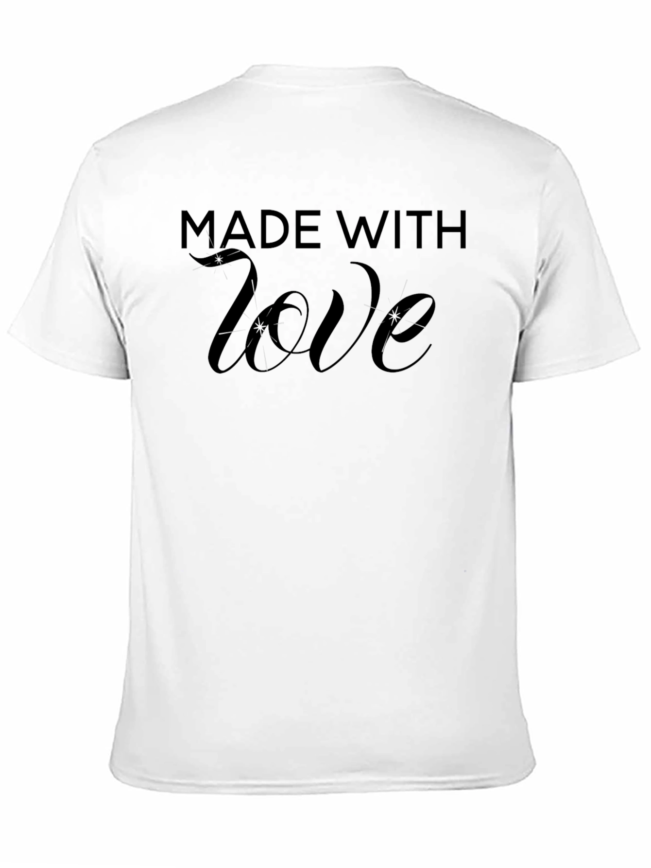 Made With Love Graphic Tee - Black