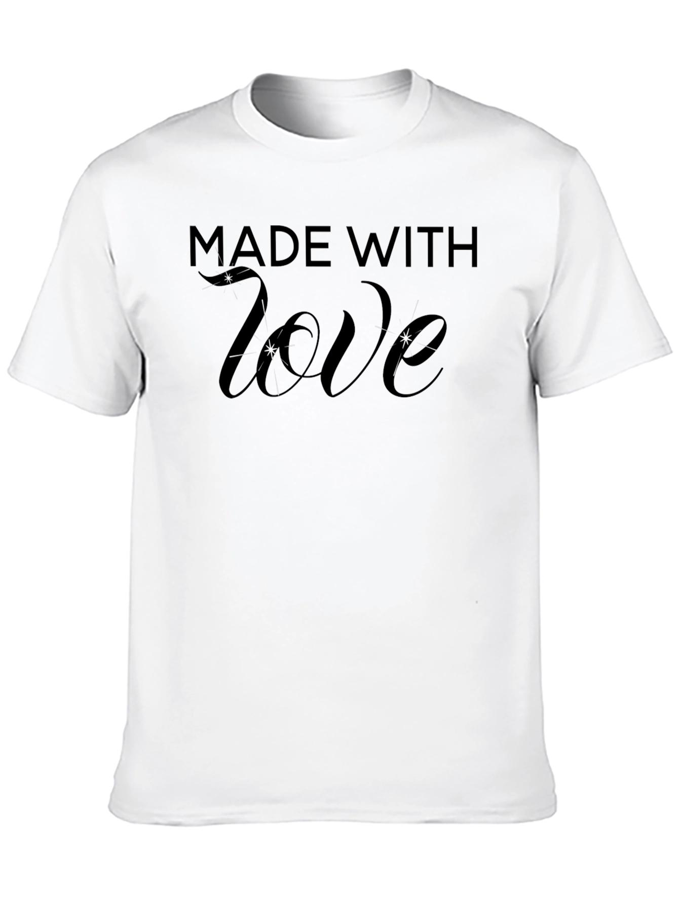Made With Love Graphic Tee - Black