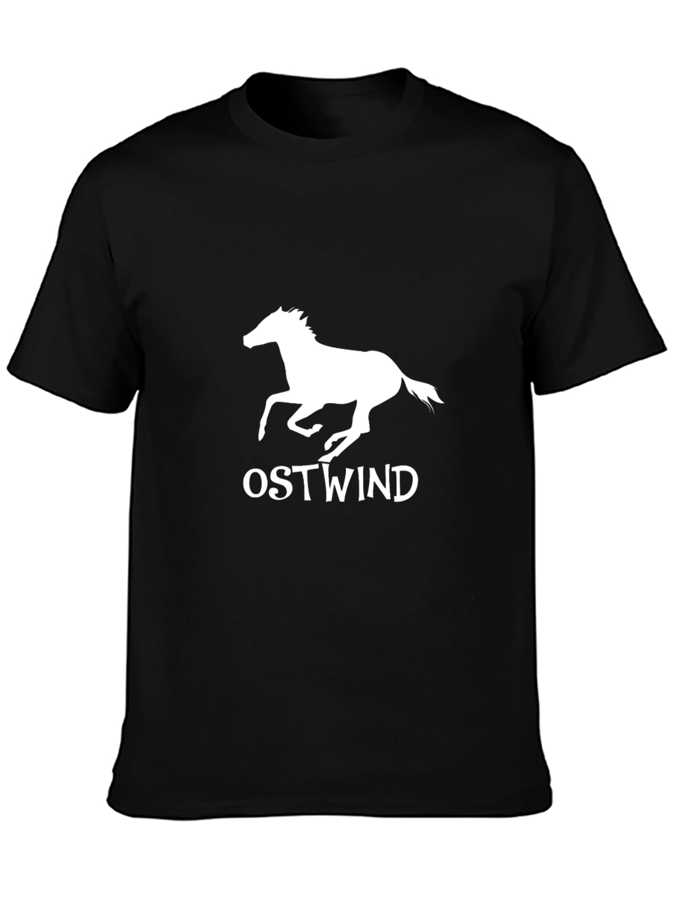 Ostwind Horse Graphic T-Shirt - Black