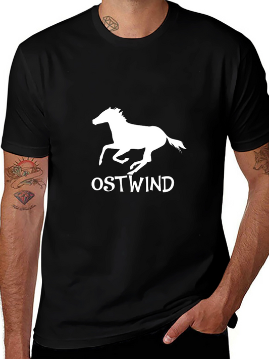 Ostwind Horse Graphic T-Shirt - Black