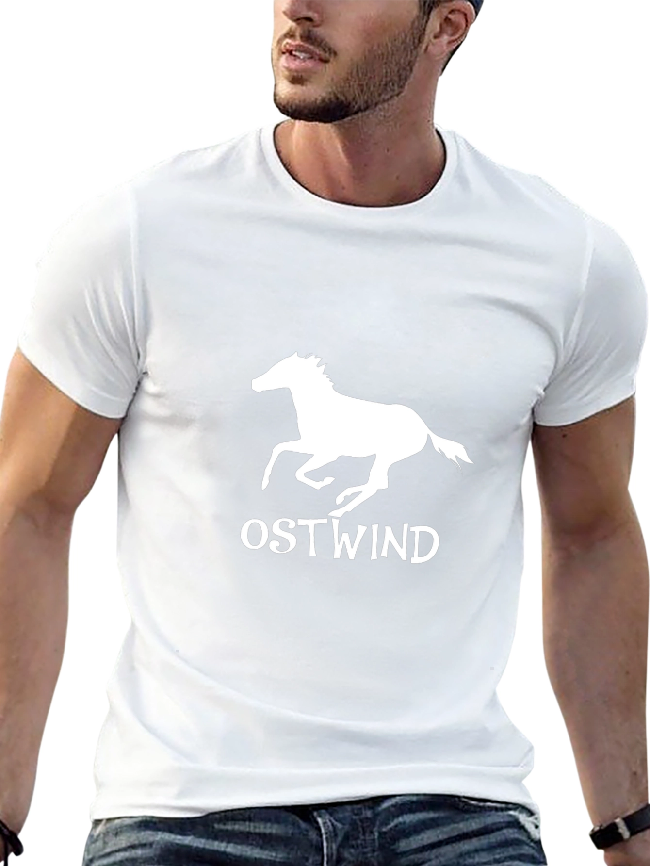 Ostwind Horse Graphic T-Shirt - Black