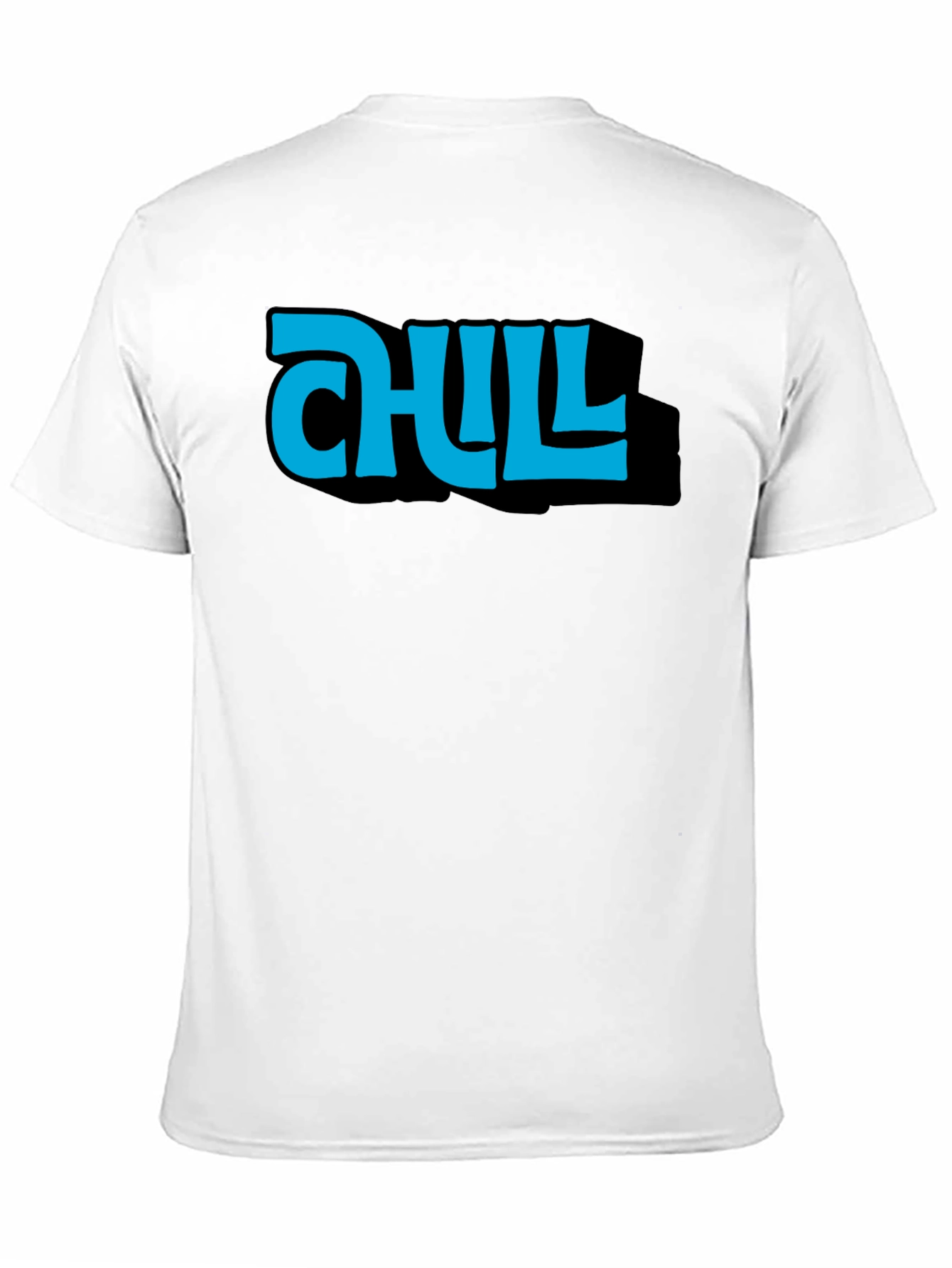Chill Black Graphic Tee for Casual Comfort