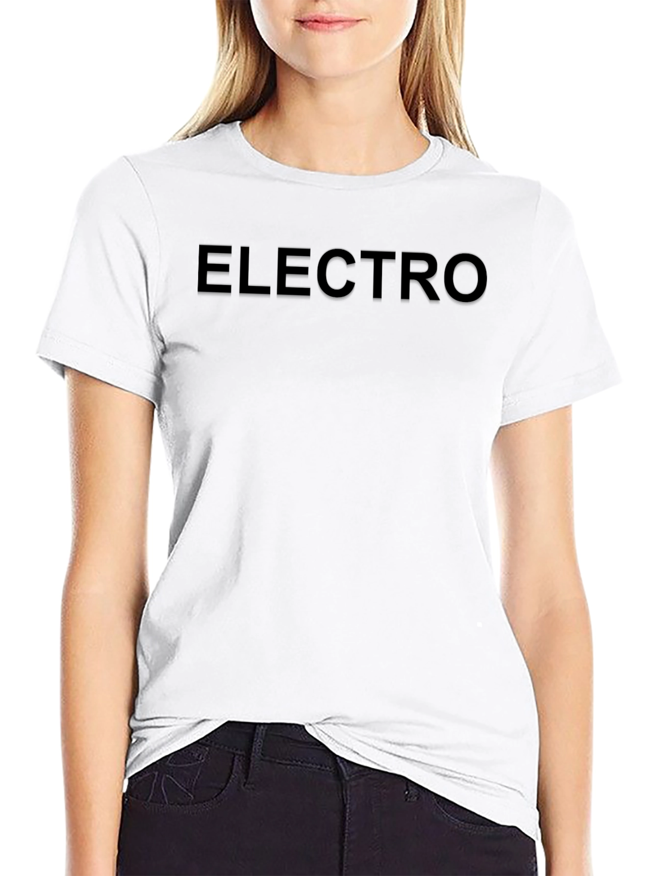 Electro Black T-Shirt - Modern Style
