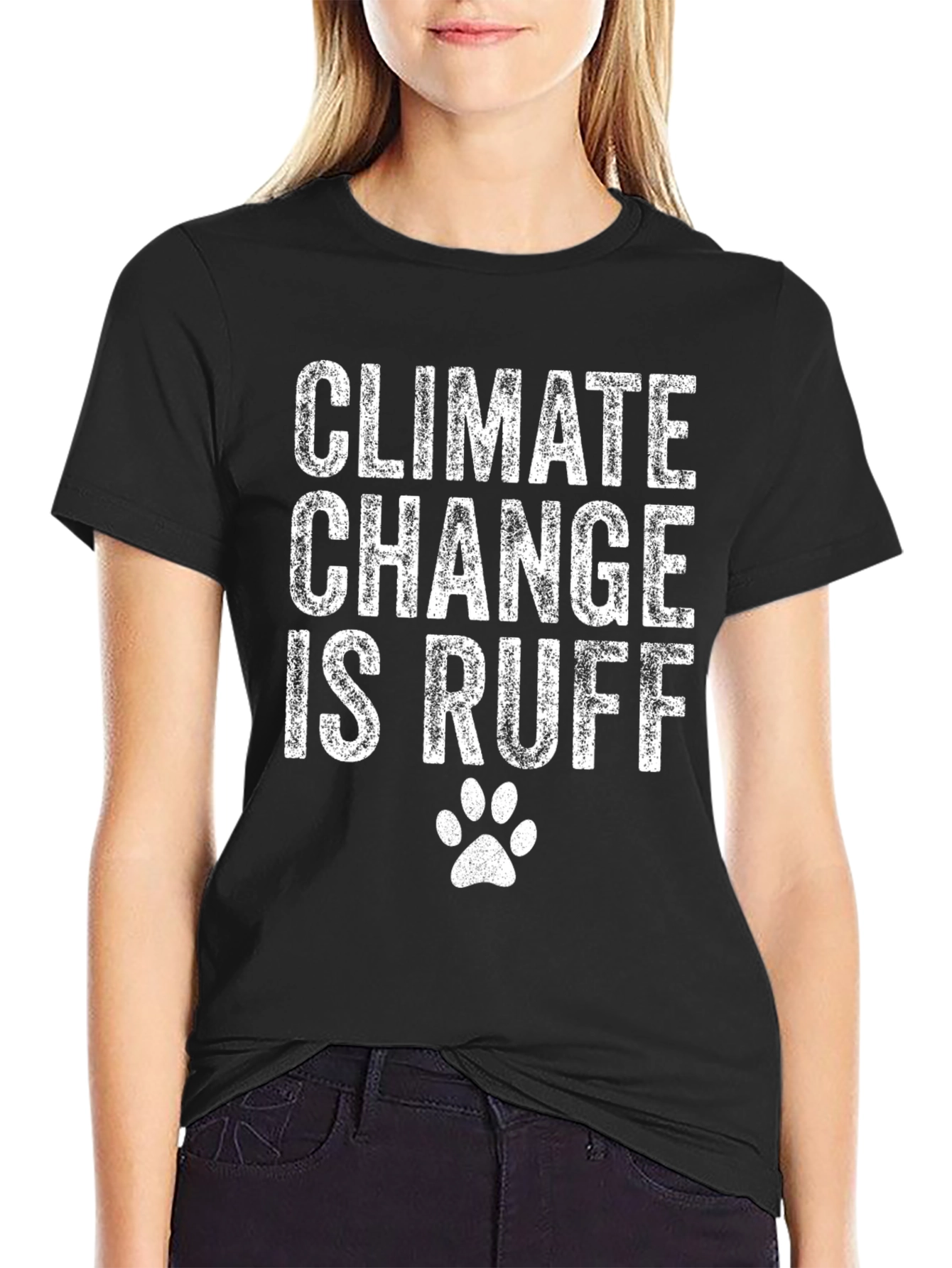 Climate Change is Ruff T-Shirt