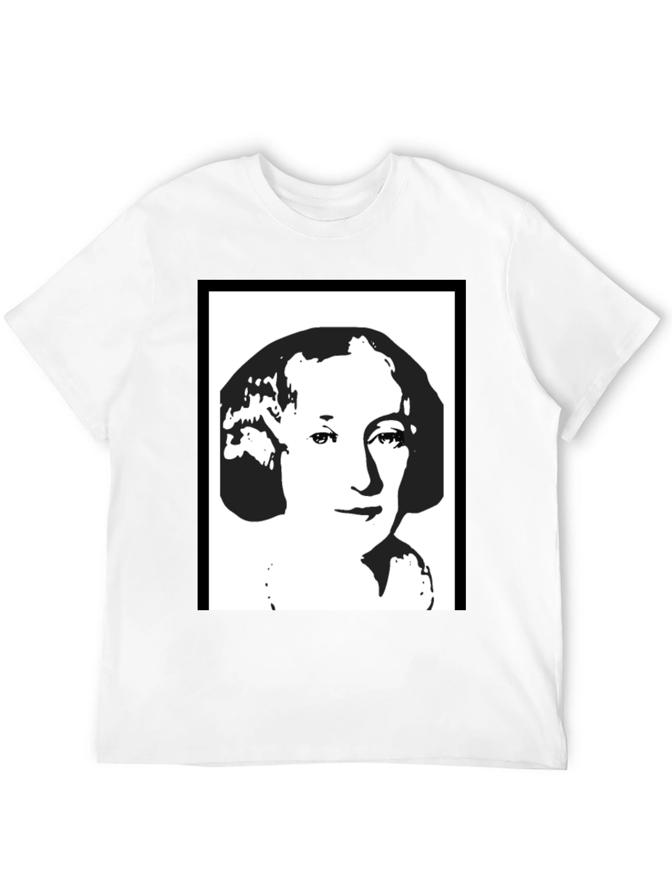 Martha Washington Black & White Graphic Tee