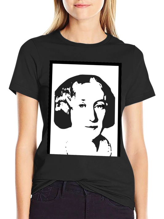 Martha Washington Black & White Graphic Tee