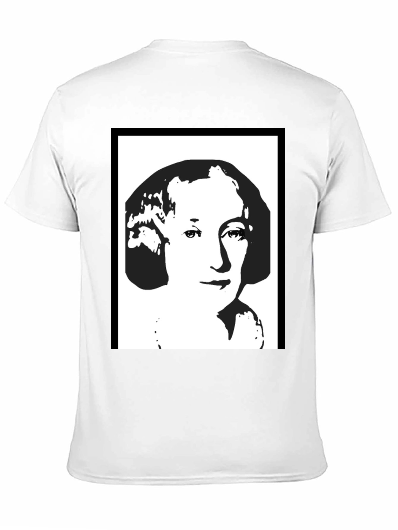 Martha Washington Black & White Graphic Tee