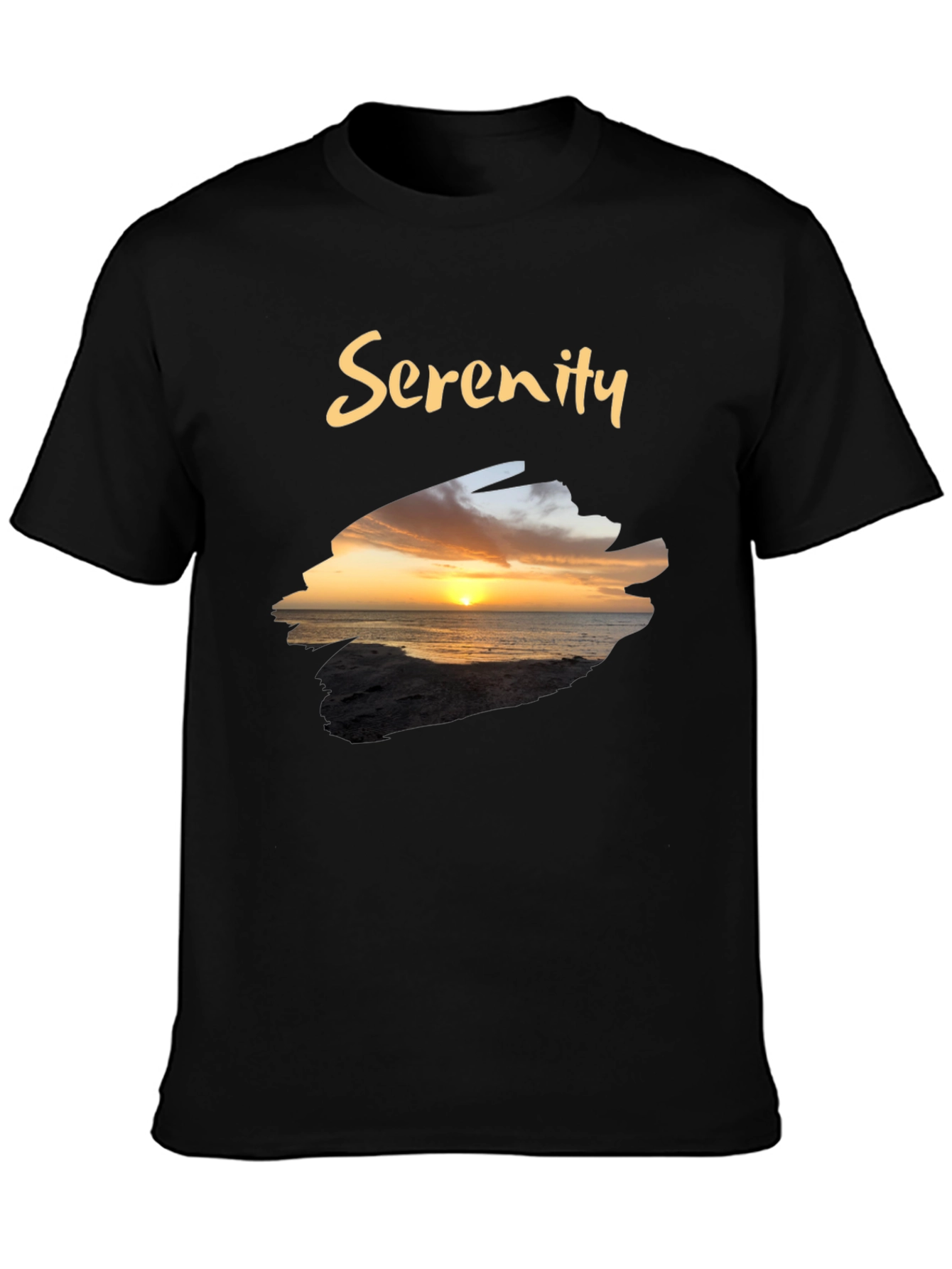 Serenity Sunset Graphic T-Shirt