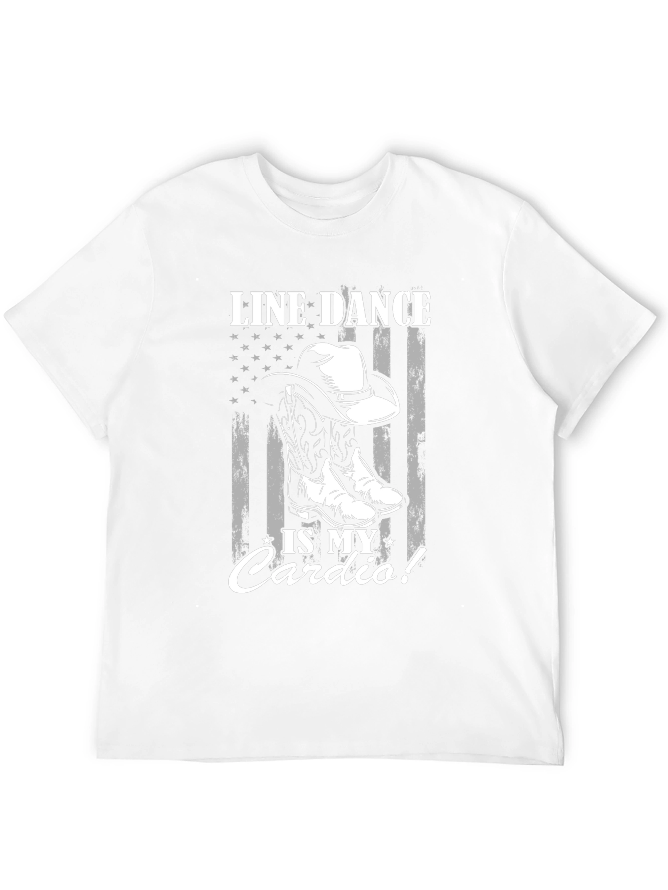 Line Dance Cardio T-Shirt Cowboy Boots Graphic Tee