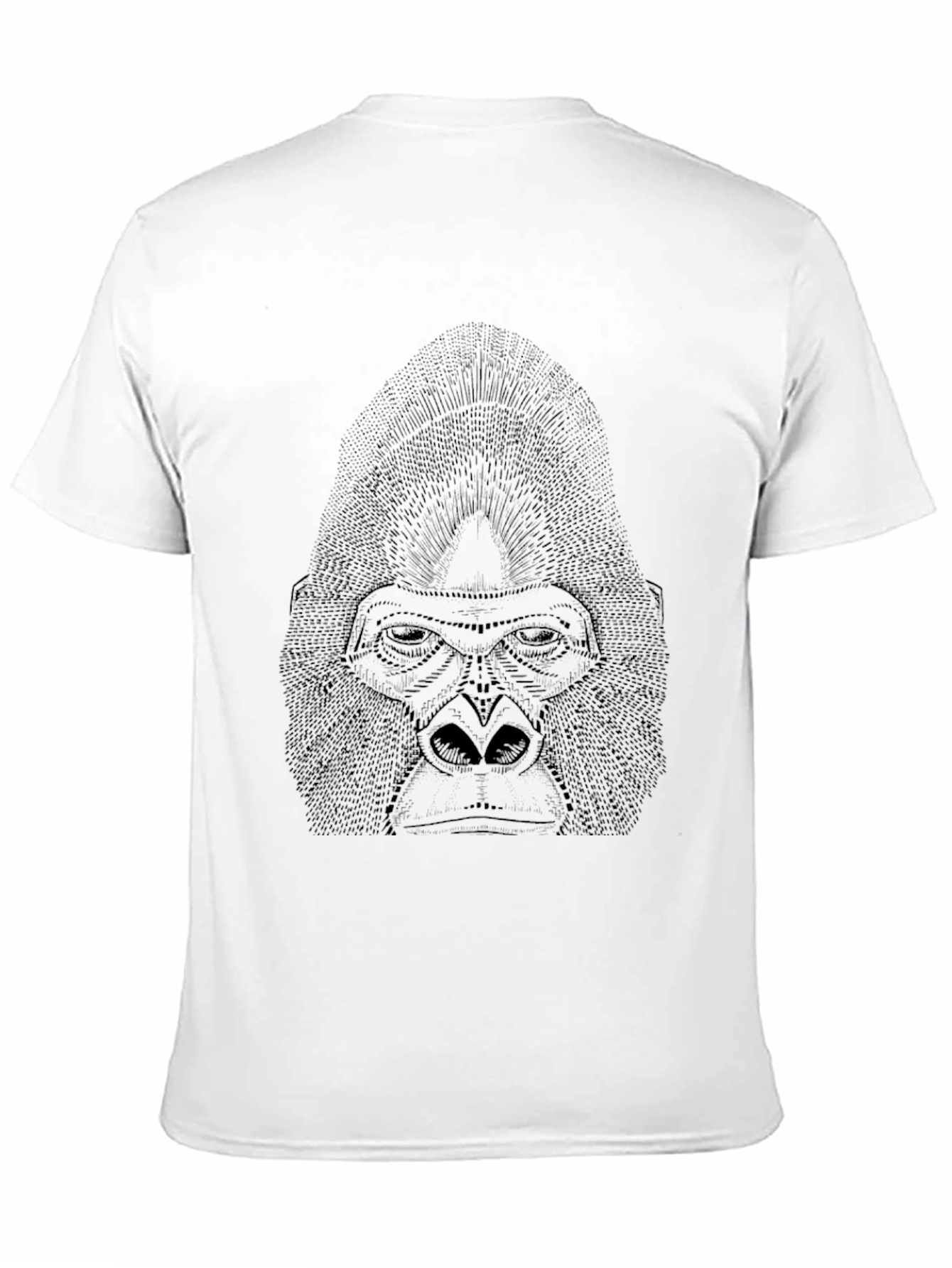 Gorilla Graphic Print Black T-Shirt