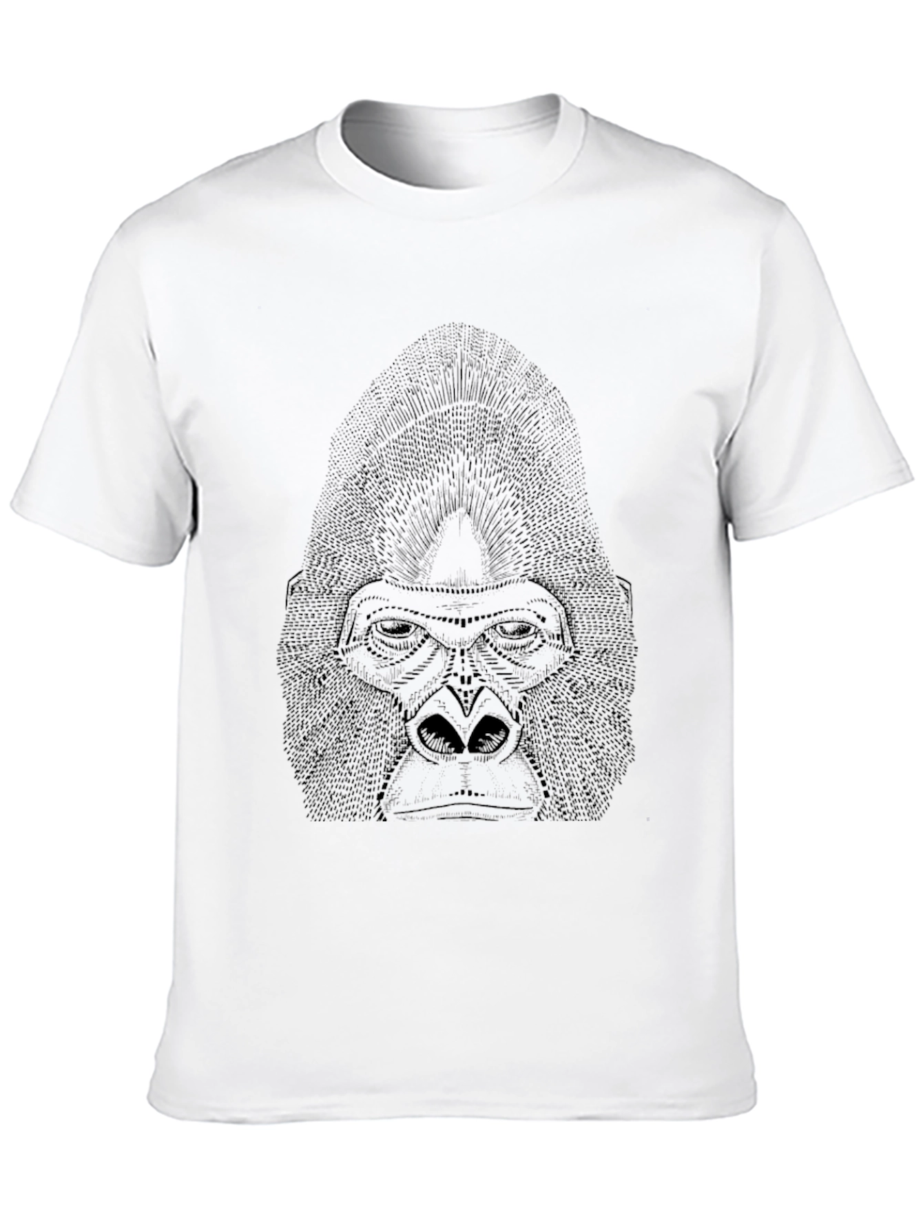 Gorilla Graphic Print Black T-Shirt