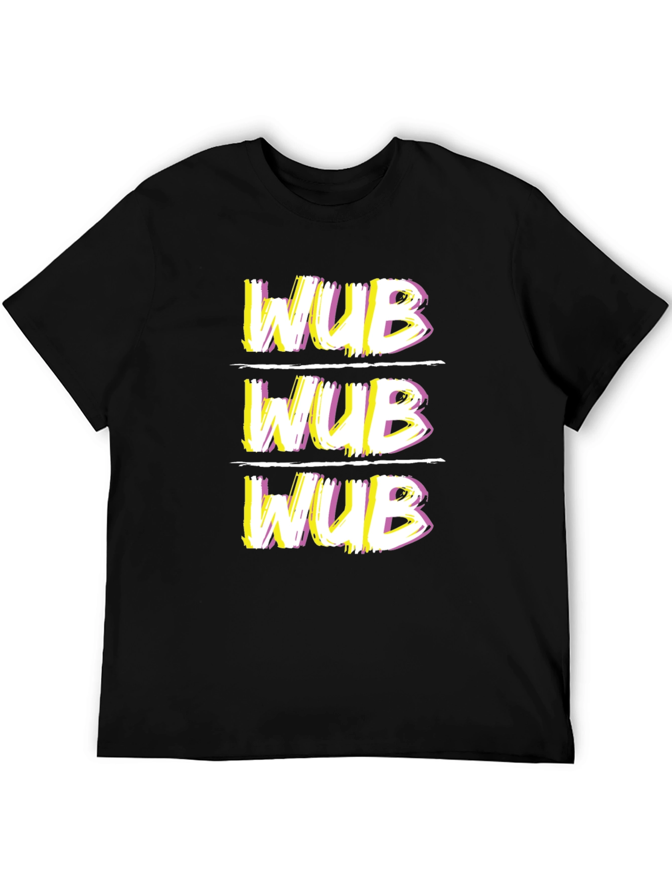 WUB Graphic Tee - Black Short Sleeve T-Shirt