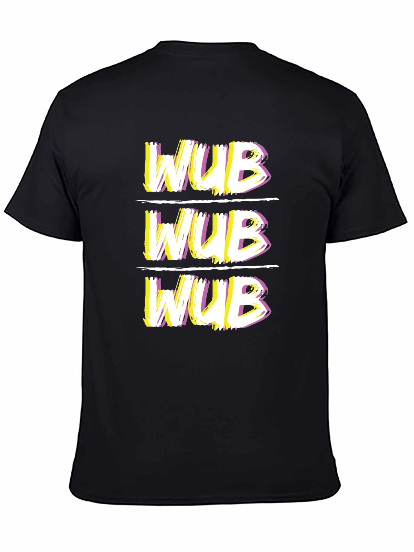 WUB Graphic Tee - Black Short Sleeve T-Shirt