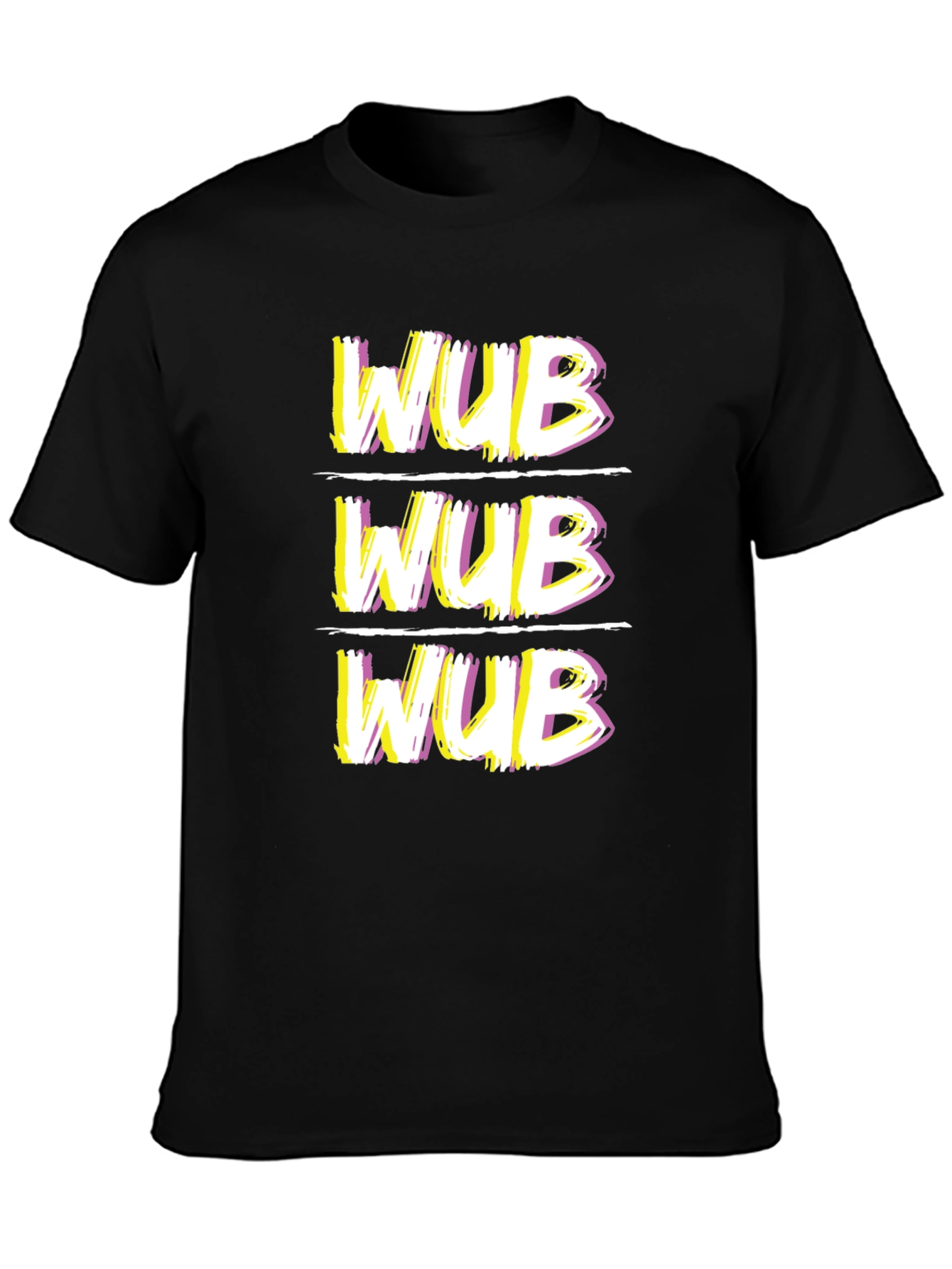 WUB Graphic Tee - Black Short Sleeve T-Shirt