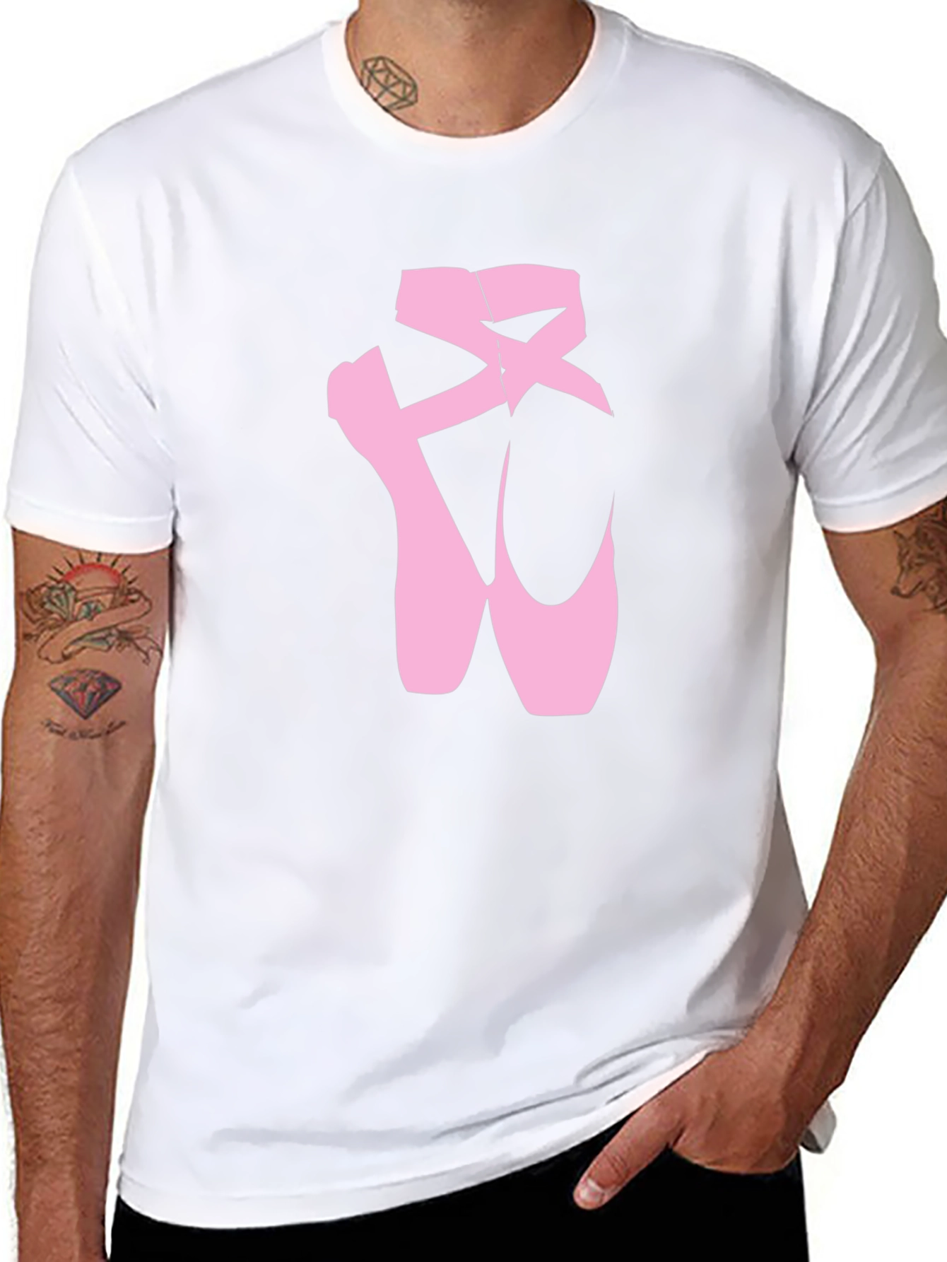 Ballet Shoes Graphic Tee - Black T-Shirt