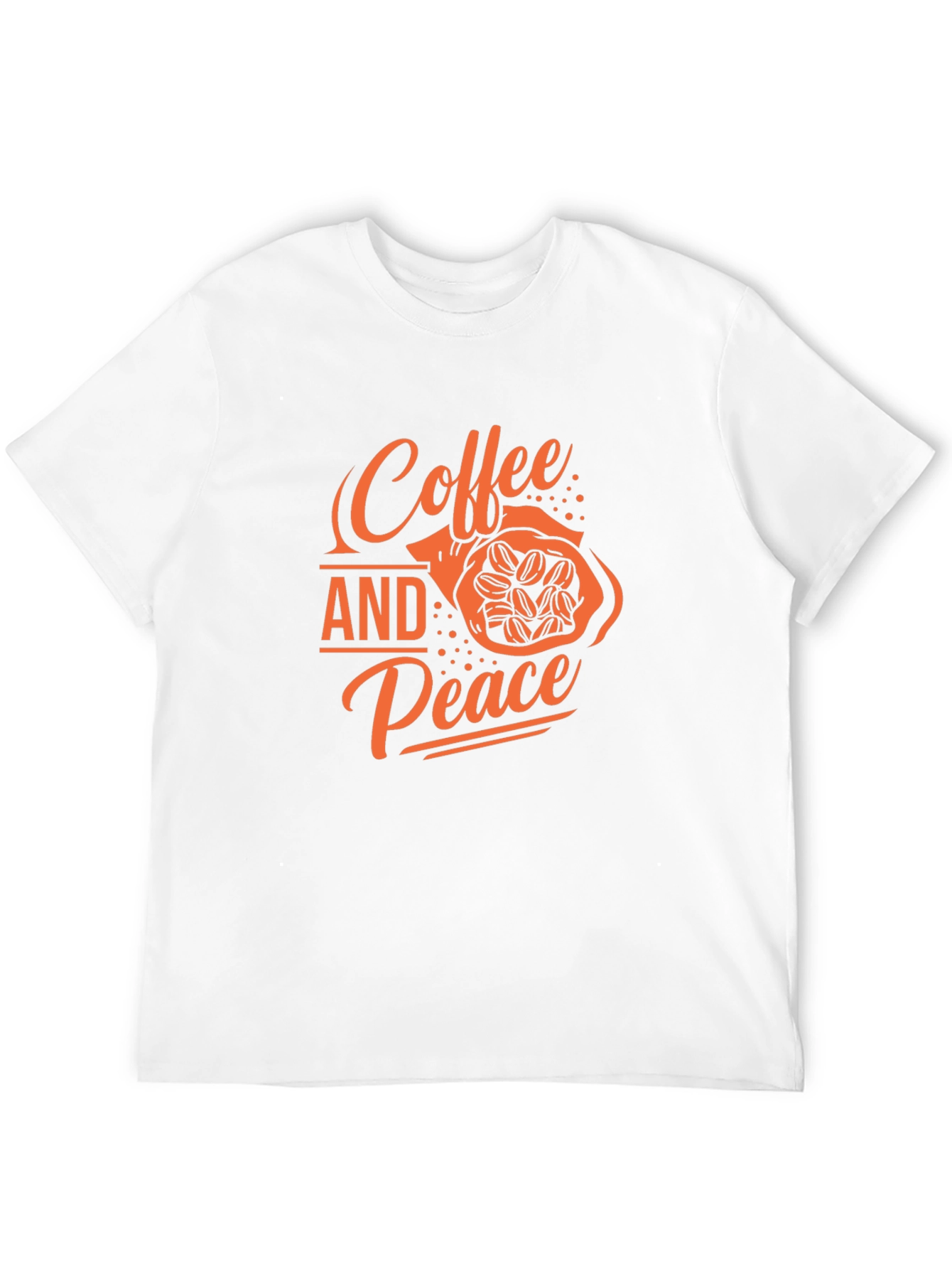Coffee and Peace Graphic T-Shirt
