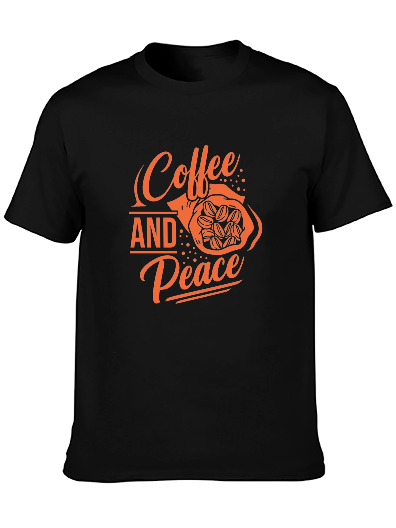 Coffee and Peace Graphic T-Shirt